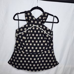 White House Black Market Crisscross Halter Top